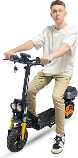Kugoo Elektroroller für Kinder mit 55km/h Max Geschwindigkeit und 70km Reichweite in Schwarz Farbe mit Sitz