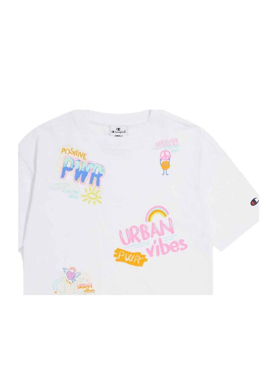 Champion Kinderbekleidungsset mit Shorts Weiß 2 Stück