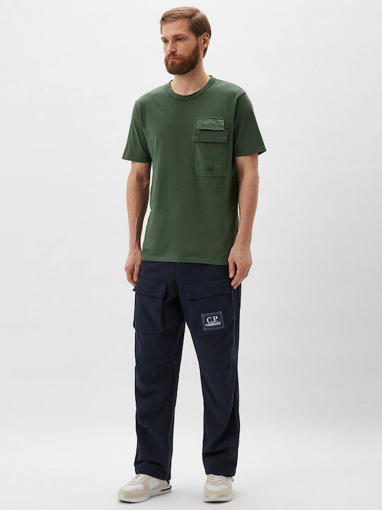 C.P Company Ανδρικό T-shirt Κοντομάνικο Duck Green