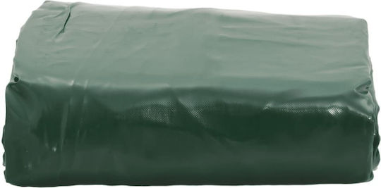 vidaXL Waterproof Tarpaulin 650gr/m² 6x1.5m. Heavy Duty Green