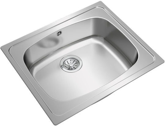 Teka Universe 60 T-XP 1B 115010012 Drop-In Chiuvetă Inox Satinat L60xW51cm Argintiu