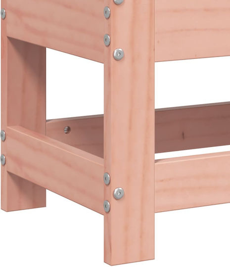 Auxiliary Garden Table for Small Outdoor Spaces Made of Brown Acacia 62x30x32cm