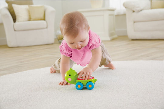 Mattel Βρεφικό Παιχνίδι Push And Go Turtle
