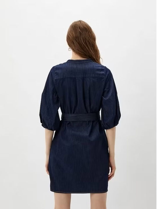 Emme Marella Jader Denim Dress Albastru