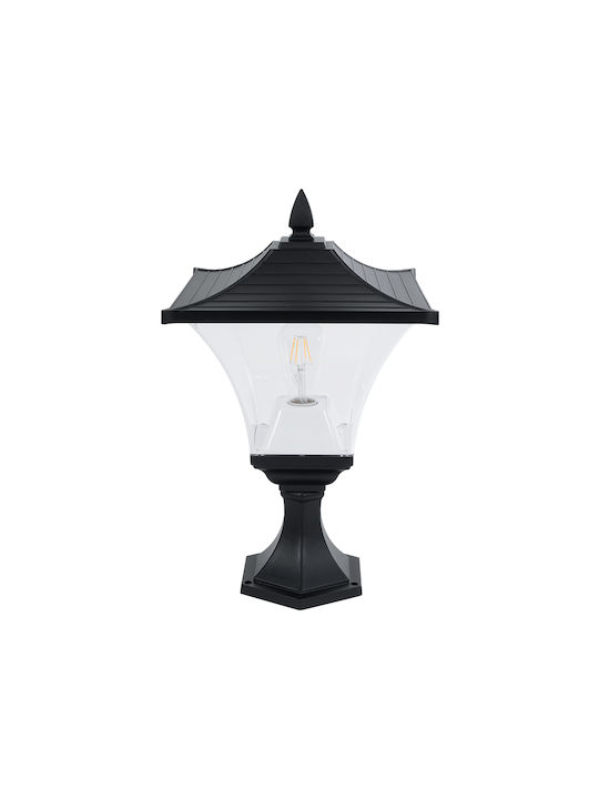 GloboStar Dirahio Outdoor Floor Lamp with Adjustable White Light IP65 for E27 Bulb Black