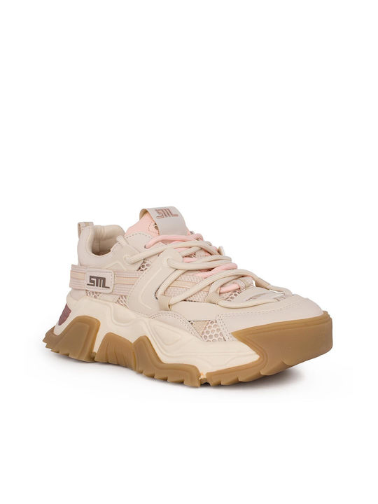 Steve Madden Sneakers Cream / Rose