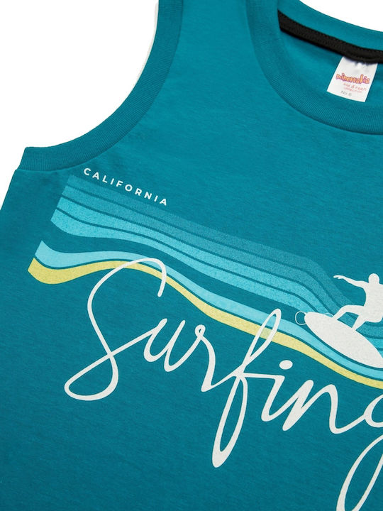 Minerva Kids' Pajamas Summer Green Lagoon