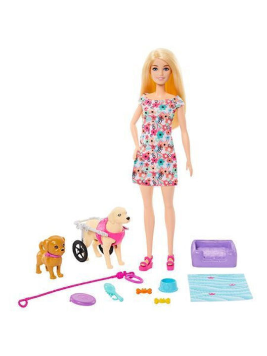 Easter Candle with Puppies and Wheelchair for 3+ Years Barbie