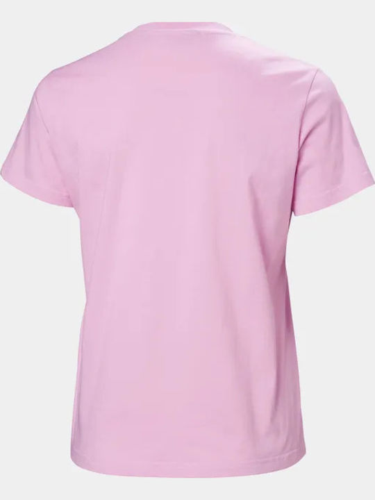 Helly Hansen W Hh Logo T-shirt 2.0 Cherry Blos