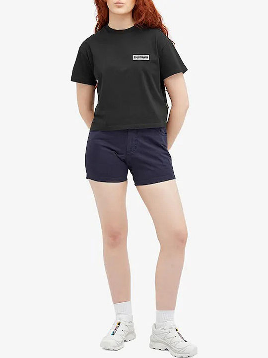 Np0a4hoe0411 Napapijri S-iaato Cr W Black 041 Women's Blouse Black