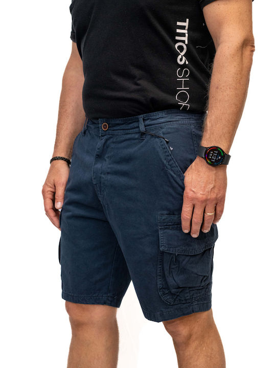 Herrenshorts Cargo Blau