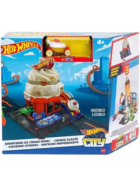 Downtown Ice Cream Swirl Hot Wheels