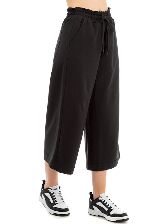 Women Co El Terry Cropped Wide Leg Pant 02112401-01