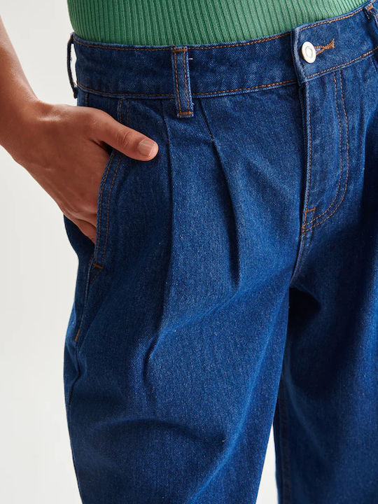 24 Colours Blue Pants Γυναικείο Τζιν Παντελόνι 80351-blue Blue