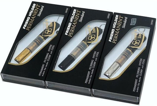 Πίπα Τσιγάρου Αυτοκαθαριζομενη Friend Holder Permanent Pm-10s 8mm Made In Japan Μαύρο
