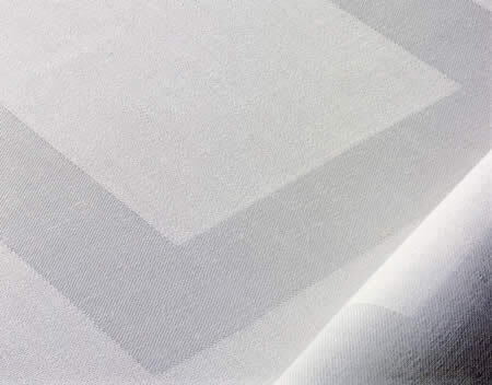 Astron Italy Τablecloth with Pattern White 125x125cm