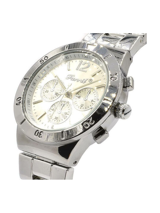 Farril Tersia Watch Chronograph with Silver Metal Bracelet