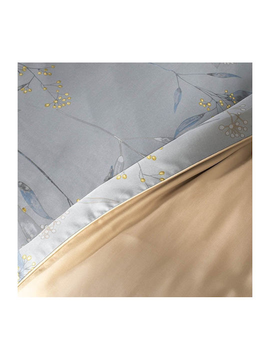 Charisma Set Huse Pentru Pilote 230x250cm Superdublu Cu 2 Fețe De Pernă Sapphire Garden
