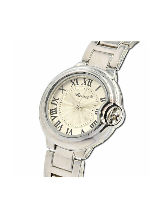 Farril Chino Uhr mit Silber Metallarmband