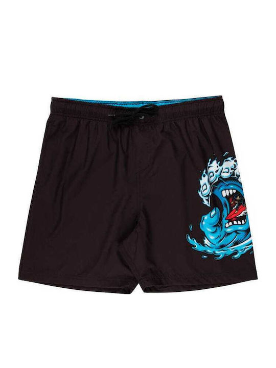 Screaming Men's Swimwear Shorts Black with Patterns