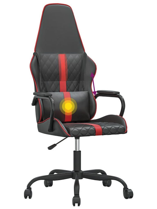 vidaXL 345558 Καρέκλα Gaming Δερματίνης Κόκκινη