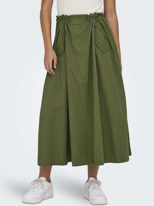 Only Skirt in Khaki color