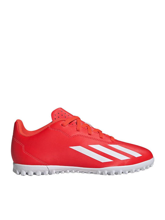 X Crazyfast Club Kids Turf Soccer Shoes Red