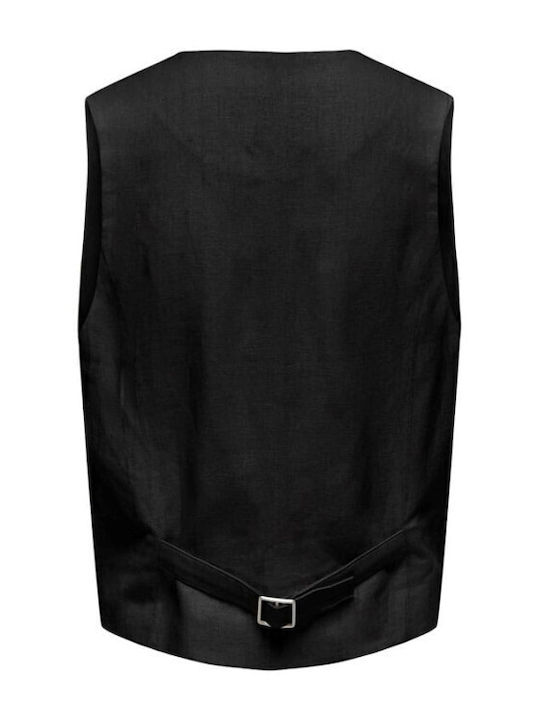 Only Women's Sleeveless Vest Black