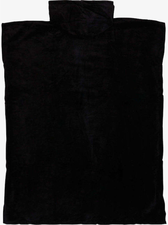 Quiksilver Cotton Beach Poncho Black