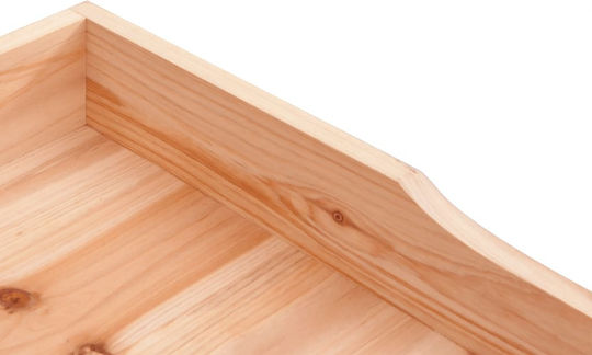 vidaXL Βάση Γλάστρας Ξύλινη Καφέ 78x38x82.5εκ.