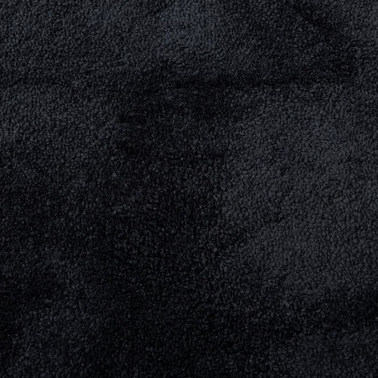 vidaXL Oviedo Χαλί Στρογγυλό Μαύρο Φ200cm