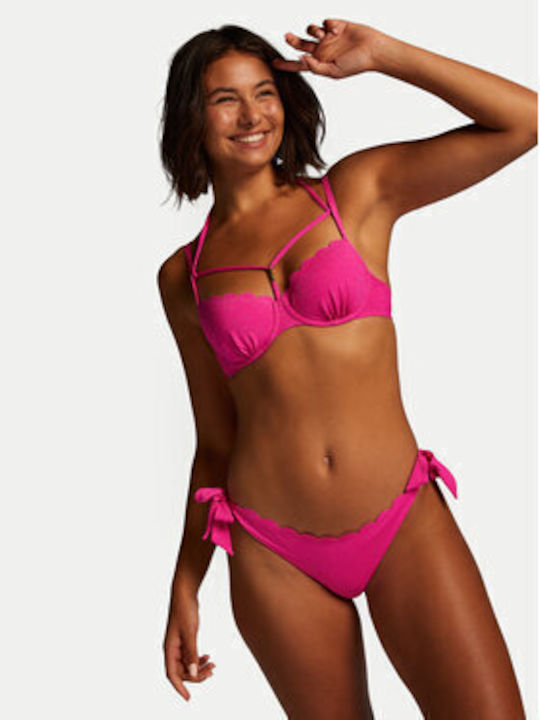 Hunkemöller Μπικίνι Κάτω Μέρος Scallop 204861 Ροζ Μπικίνι Κάτω Μέρος Hunkemöller