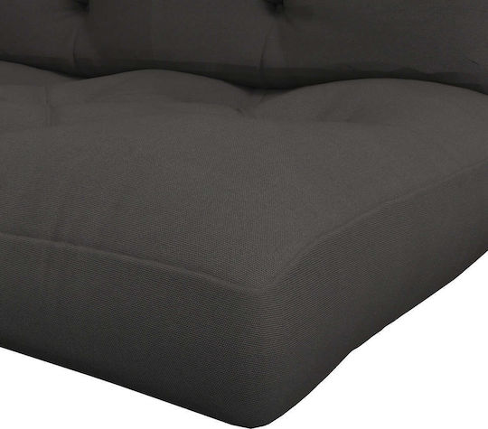 Outsunny Gray Bench Cushion for Pallet with Backrest 2 Pieces