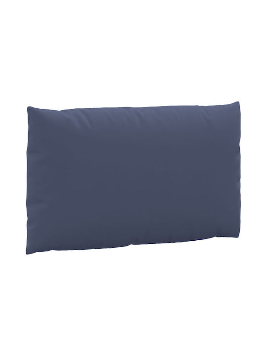 vidaXL Waterproof Bench Cushion for Palette with Backrest Navy Blue 2 Pieces 60x60cm