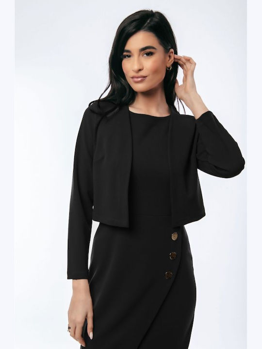 BelleFille Damen Blazer Schwarz