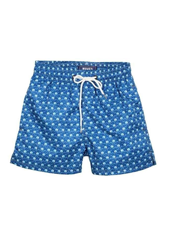 Waves Kids Swimwear Blue