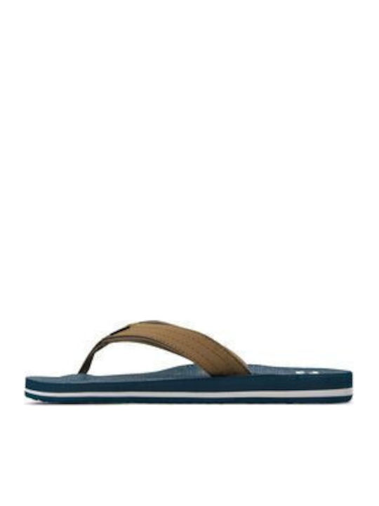 All Day Theme Men's Flip Flops Blue