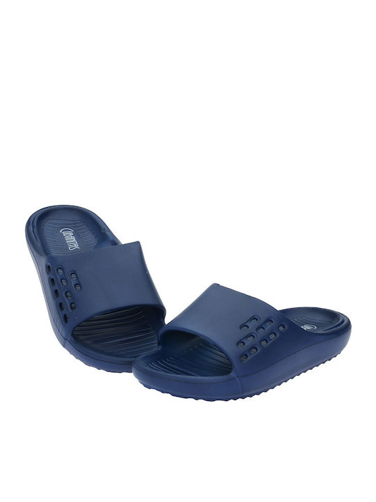 Men's Blue Slides