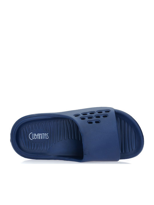 Men's Blue Slides