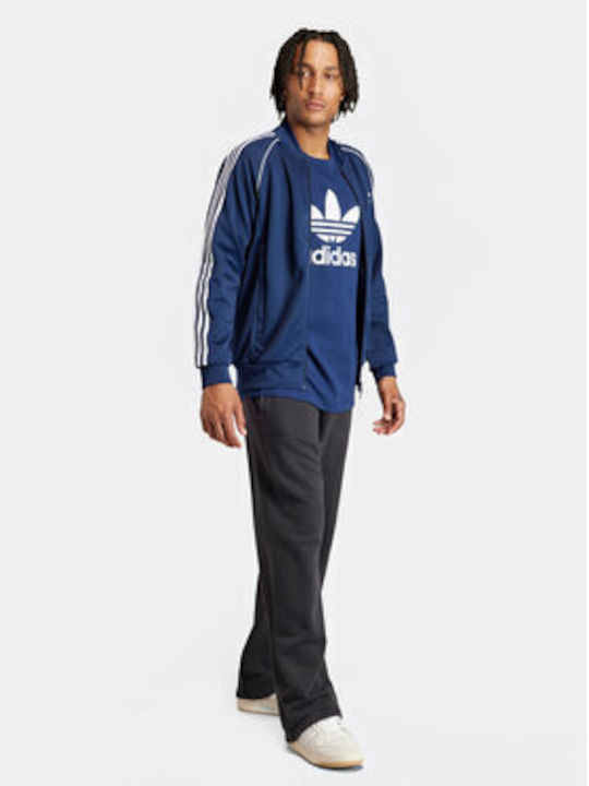 adidas Ανδρική Ζακέτα Fleece Μπλε