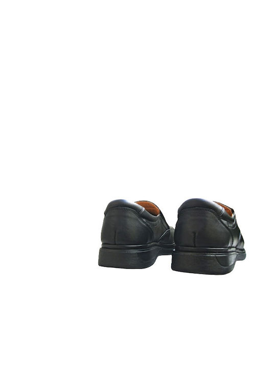 Αntonello Leder Herren Freizeitschuhe Anatomisch Schwarz