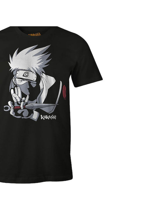 Cotton Division T-shirt Naruto Black Cotton