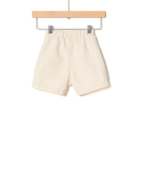 Yell Oh! Kids Set with Shorts Summer 2pcs Natural Yell-oh!