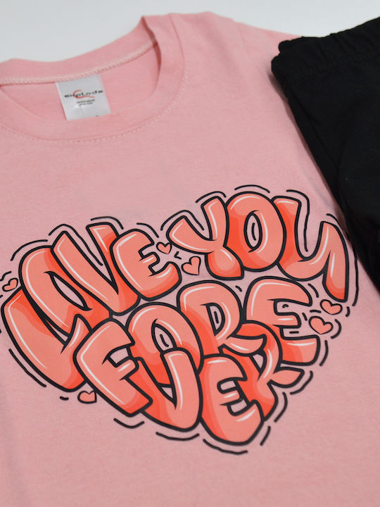 Explode Set Summer 2pcs Pink/Black Love You Forever