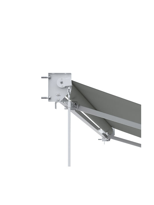 Outsunny Terrace Wall Tent White 2x2.95cm