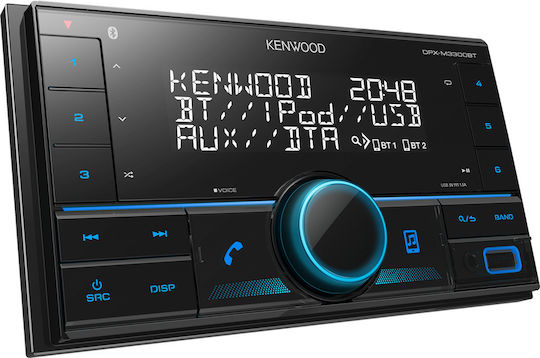 Kenwood Sistem Audio Auto 2DIN (Bluetooth/USB/AUX/WiFi/GPS/Apple-Carplay/Android-Auto/Partitură)