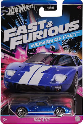 Hot Wheels Women Of Fast - Ford Gt40 Car Hot Wheels for 3++ Years