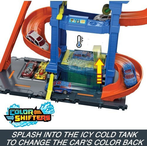 Hot Wheels Color Shifters Tunnel Twist Car Wash Πίστα 1:64 για 3+ Ετών