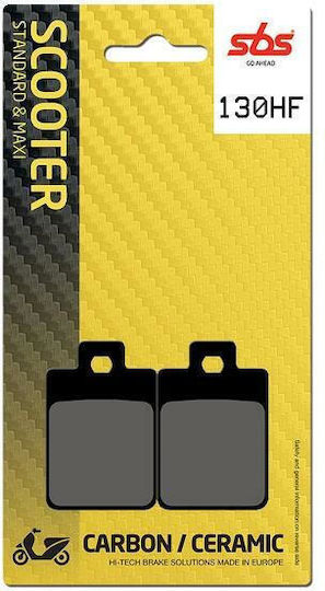 SBS Motorcycle Brake Pads Front for Piaggio Liberty Vespa 50