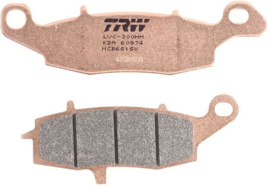 TRW Motorradbremsbeläge Vorderseite für Kawasaki GPZ (Gesamtpreis-Zusammenfassung) / ZR-7